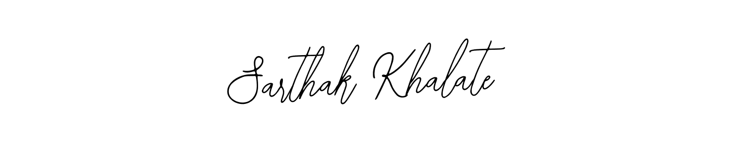 Bearetta-2O07w is a professional signature style that is perfect for those who want to add a touch of class to their signature. It is also a great choice for those who want to make their signature more unique. Get Sarthak Khalate name to fancy signature for free. Sarthak Khalate signature style 12 images and pictures png