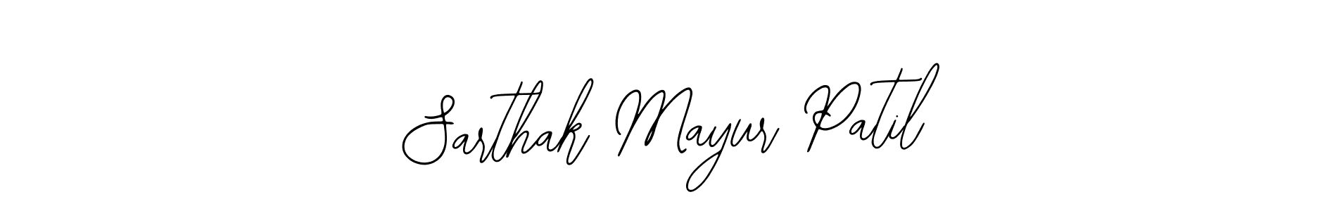 Sarthak Mayur Patil stylish signature style. Best Handwritten Sign (Bearetta-2O07w) for my name. Handwritten Signature Collection Ideas for my name Sarthak Mayur Patil. Sarthak Mayur Patil signature style 12 images and pictures png