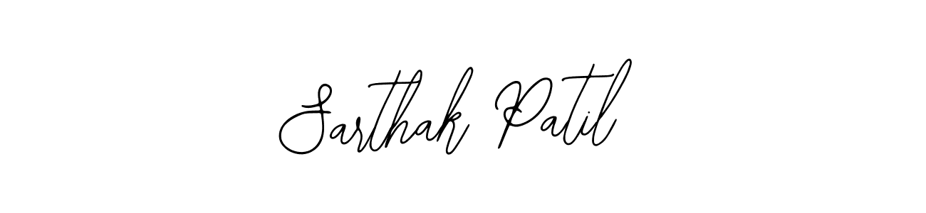 Use a signature maker to create a handwritten signature online. With this signature software, you can design (Bearetta-2O07w) your own signature for name Sarthak Patil. Sarthak Patil signature style 12 images and pictures png