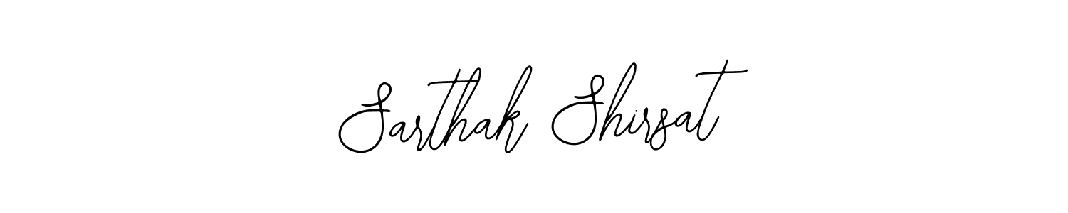 Sarthak Shirsat stylish signature style. Best Handwritten Sign (Bearetta-2O07w) for my name. Handwritten Signature Collection Ideas for my name Sarthak Shirsat. Sarthak Shirsat signature style 12 images and pictures png