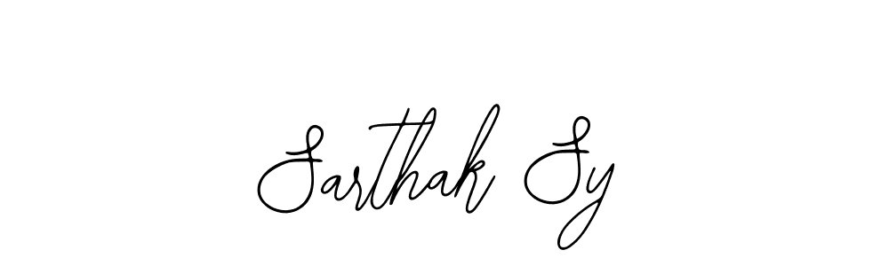 Similarly Bearetta-2O07w is the best handwritten signature design. Signature creator online .You can use it as an online autograph creator for name Sarthak Sy. Sarthak Sy signature style 12 images and pictures png