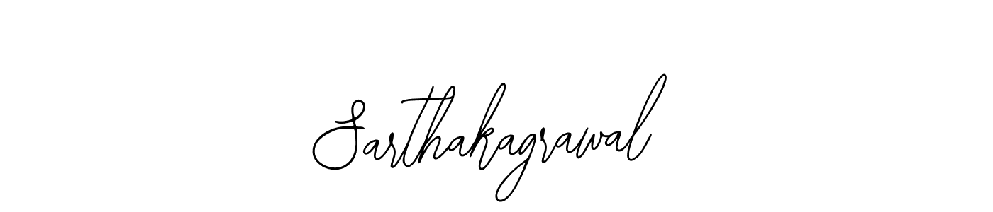 Design your own signature with our free online signature maker. With this signature software, you can create a handwritten (Bearetta-2O07w) signature for name Sarthakagrawal. Sarthakagrawal signature style 12 images and pictures png