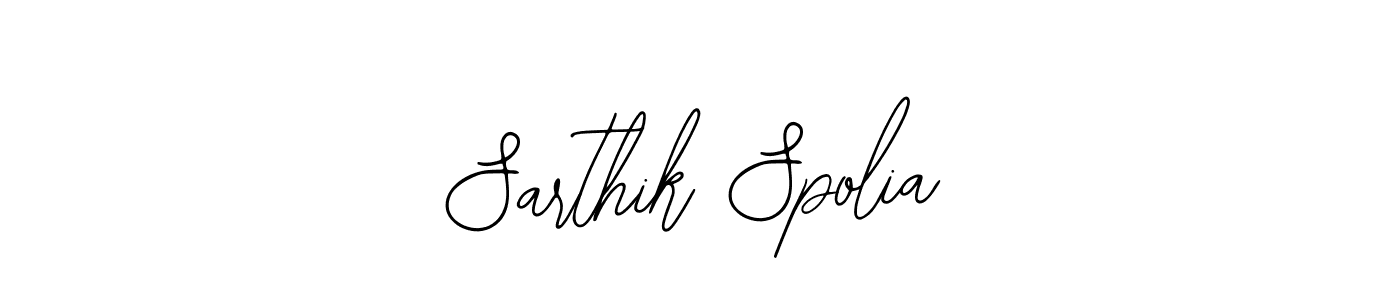 See photos of Sarthik Spolia official signature by Spectra . Check more albums & portfolios. Read reviews & check more about Bearetta-2O07w font. Sarthik Spolia signature style 12 images and pictures png