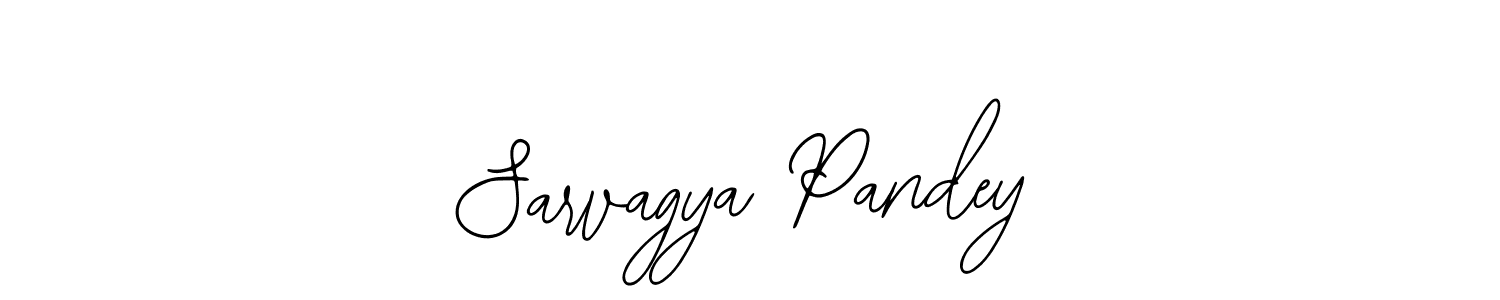 You should practise on your own different ways (Bearetta-2O07w) to write your name (Sarvagya Pandey) in signature. don't let someone else do it for you. Sarvagya Pandey signature style 12 images and pictures png