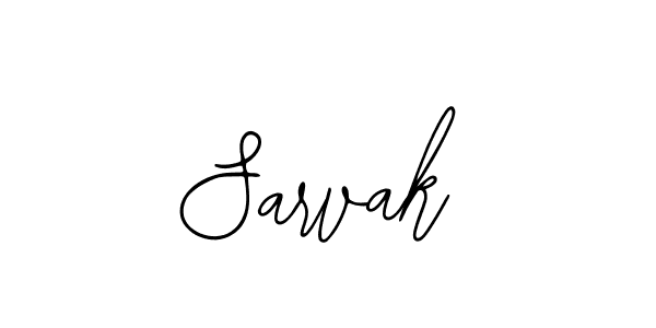 Use a signature maker to create a handwritten signature online. With this signature software, you can design (Bearetta-2O07w) your own signature for name Sarvak. Sarvak signature style 12 images and pictures png