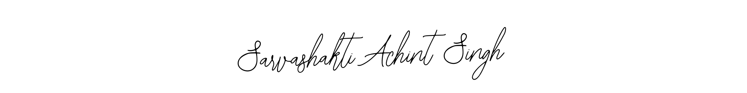 How to Draw Sarvashakti Achint Singh signature style? Bearetta-2O07w is a latest design signature styles for name Sarvashakti Achint Singh. Sarvashakti Achint Singh signature style 12 images and pictures png