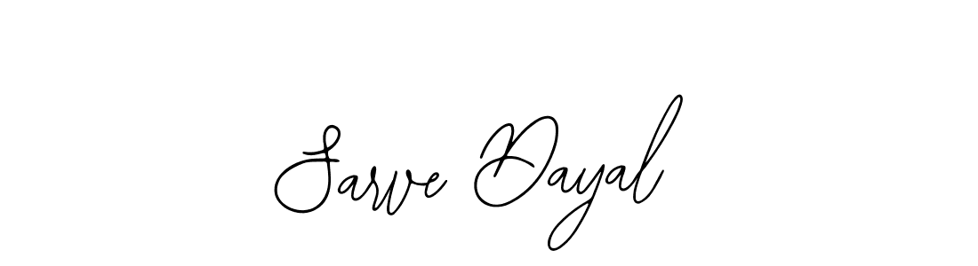 Similarly Bearetta-2O07w is the best handwritten signature design. Signature creator online .You can use it as an online autograph creator for name Sarve Dayal. Sarve Dayal signature style 12 images and pictures png