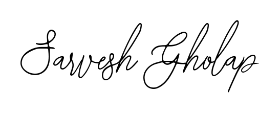Create a beautiful signature design for name Sarvesh Gholap. With this signature (Bearetta-2O07w) fonts, you can make a handwritten signature for free. Sarvesh Gholap signature style 12 images and pictures png