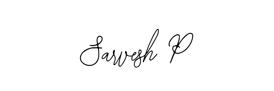 Create a beautiful signature design for name Sarvesh P. With this signature (Bearetta-2O07w) fonts, you can make a handwritten signature for free. Sarvesh P signature style 12 images and pictures png