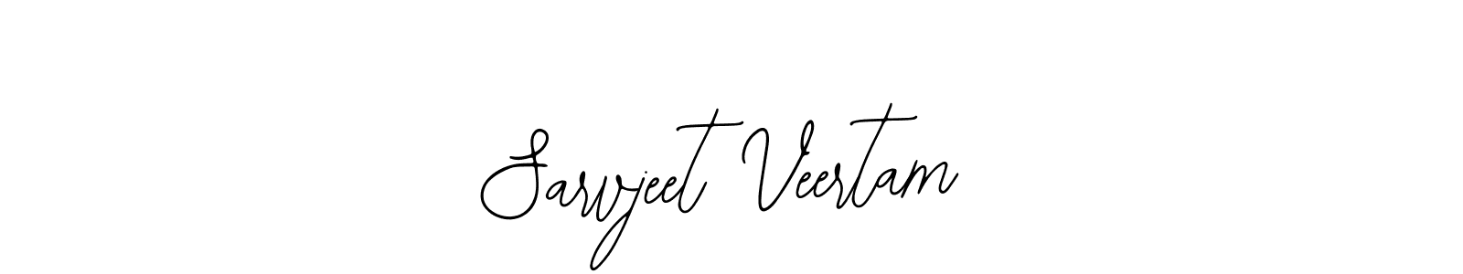 Sarvjeet Veertam stylish signature style. Best Handwritten Sign (Bearetta-2O07w) for my name. Handwritten Signature Collection Ideas for my name Sarvjeet Veertam. Sarvjeet Veertam signature style 12 images and pictures png