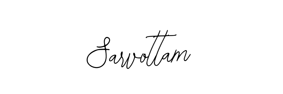 Sarvottam stylish signature style. Best Handwritten Sign (Bearetta-2O07w) for my name. Handwritten Signature Collection Ideas for my name Sarvottam. Sarvottam signature style 12 images and pictures png