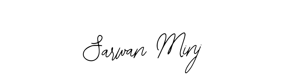 How to Draw Sarwan Minj signature style? Bearetta-2O07w is a latest design signature styles for name Sarwan Minj. Sarwan Minj signature style 12 images and pictures png