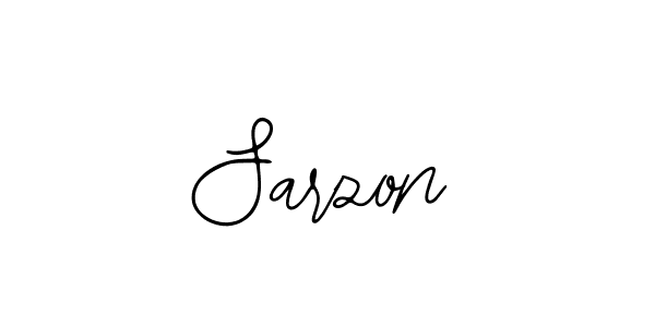 Use a signature maker to create a handwritten signature online. With this signature software, you can design (Bearetta-2O07w) your own signature for name Sarzon. Sarzon signature style 12 images and pictures png