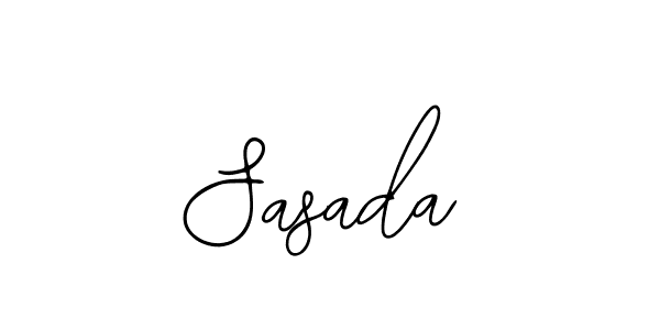 How to make Sasada signature? Bearetta-2O07w is a professional autograph style. Create handwritten signature for Sasada name. Sasada signature style 12 images and pictures png