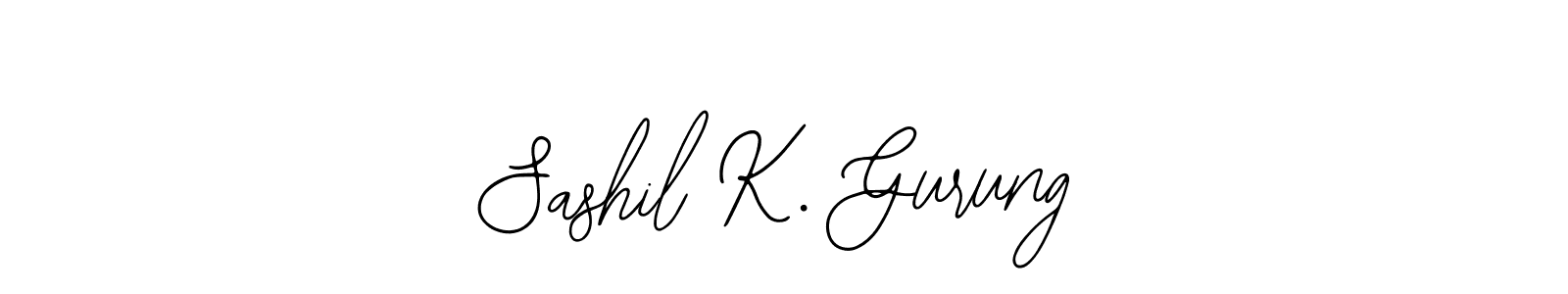 How to Draw Sashil K. Gurung signature style? Bearetta-2O07w is a latest design signature styles for name Sashil K. Gurung. Sashil K. Gurung signature style 12 images and pictures png