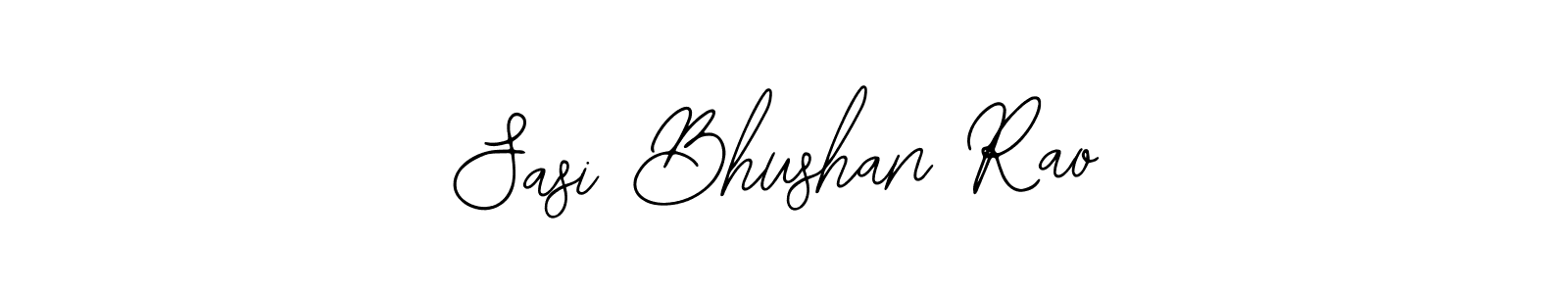 Design your own signature with our free online signature maker. With this signature software, you can create a handwritten (Bearetta-2O07w) signature for name Sasi Bhushan Rao. Sasi Bhushan Rao signature style 12 images and pictures png