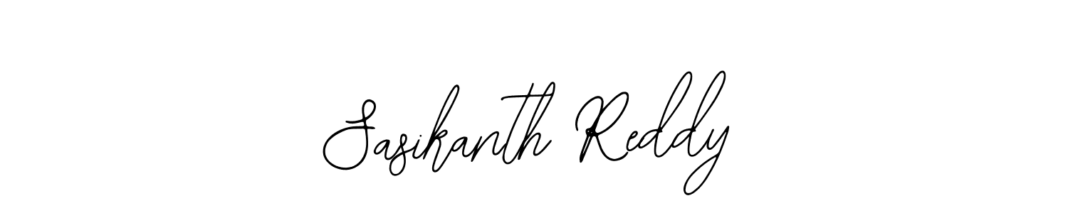 How to make Sasikanth Reddy name signature. Use Bearetta-2O07w style for creating short signs online. This is the latest handwritten sign. Sasikanth Reddy signature style 12 images and pictures png