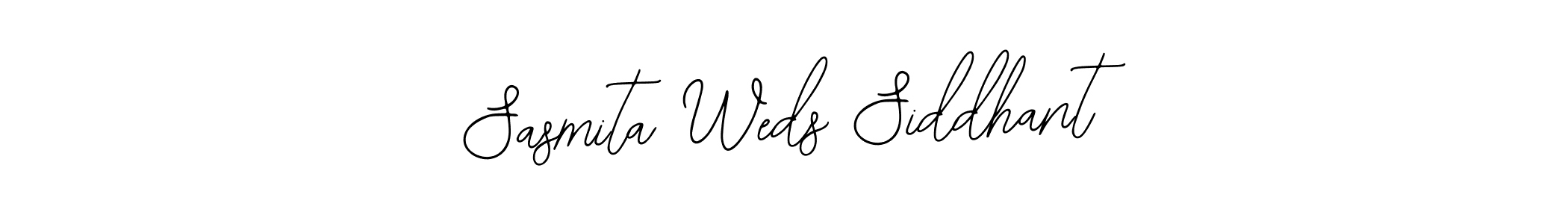 How to make Sasmita Weds Siddhant signature? Bearetta-2O07w is a professional autograph style. Create handwritten signature for Sasmita Weds Siddhant name. Sasmita Weds Siddhant signature style 12 images and pictures png