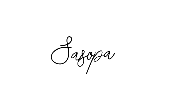 Design your own signature with our free online signature maker. With this signature software, you can create a handwritten (Bearetta-2O07w) signature for name Sasopa. Sasopa signature style 12 images and pictures png