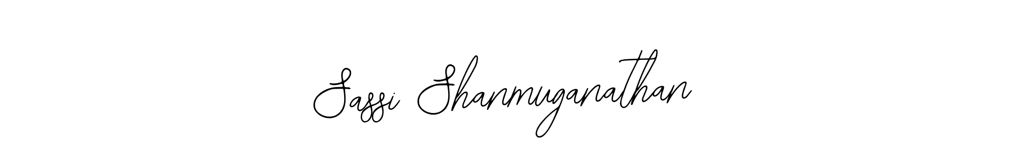 How to Draw Sassi Shanmuganathan signature style? Bearetta-2O07w is a latest design signature styles for name Sassi Shanmuganathan. Sassi Shanmuganathan signature style 12 images and pictures png