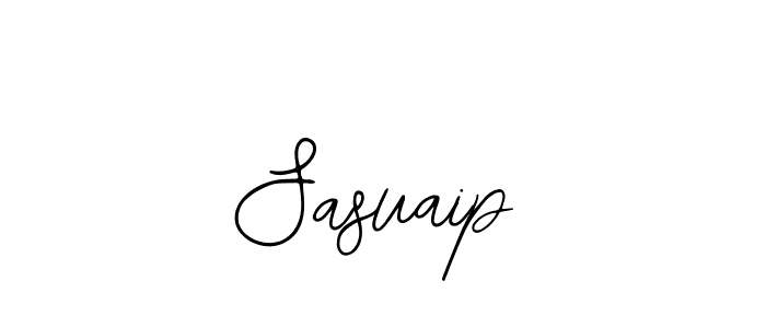 Make a beautiful signature design for name Sasuaip. With this signature (Bearetta-2O07w) style, you can create a handwritten signature for free. Sasuaip signature style 12 images and pictures png