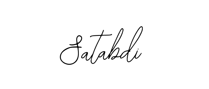 You should practise on your own different ways (Bearetta-2O07w) to write your name (Satabdi) in signature. don't let someone else do it for you. Satabdi signature style 12 images and pictures png