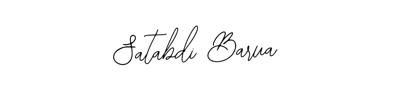 You should practise on your own different ways (Bearetta-2O07w) to write your name (Satabdi Barua) in signature. don't let someone else do it for you. Satabdi Barua signature style 12 images and pictures png