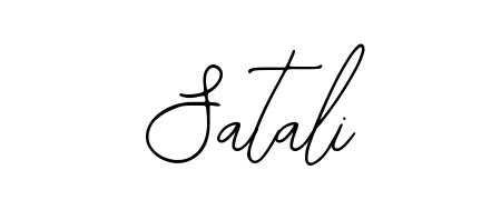 Elevate your brand with a stunning Satali eSignature. The Bearetta-2O07w style provides a balanced, flowing aesthetic for everyday signing. Satali signature style 12 images and pictures png