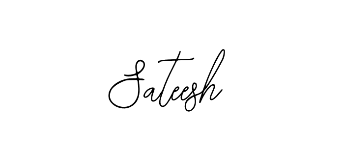 Design your own signature with our free online signature maker. With this signature software, you can create a handwritten (Bearetta-2O07w) signature for name Sateesh. Sateesh signature style 12 images and pictures png