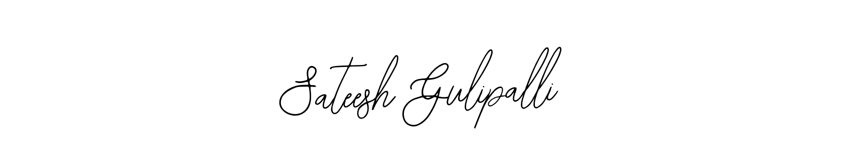 Make a beautiful signature design for name Sateesh Gulipalli. Use this online signature maker to create a handwritten signature for free. Sateesh Gulipalli signature style 12 images and pictures png
