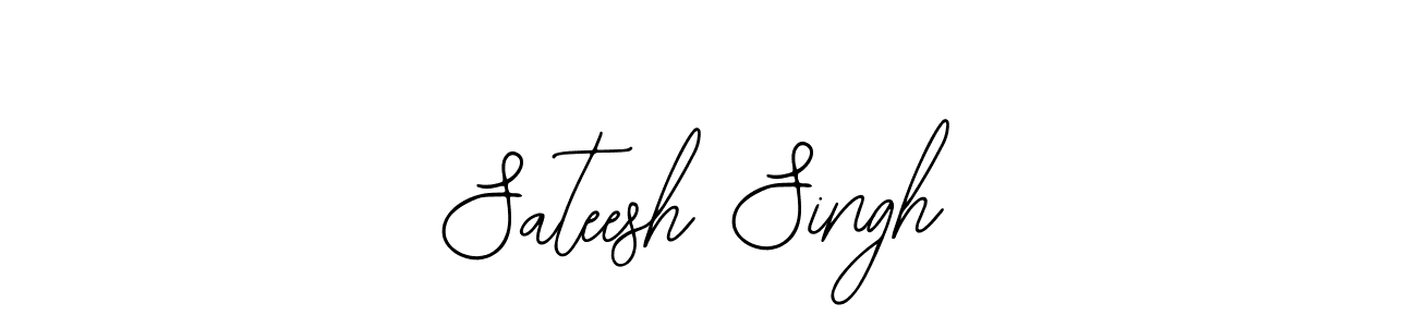 The best way (Bearetta-2O07w) to make a short signature is to pick only two or three words in your name. The name Sateesh Singh include a total of six letters. For converting this name. Sateesh Singh signature style 12 images and pictures png