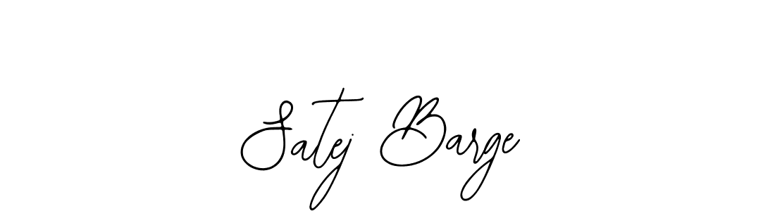 The best way (Bearetta-2O07w) to make a short signature is to pick only two or three words in your name. The name Satej Barge include a total of six letters. For converting this name. Satej Barge signature style 12 images and pictures png