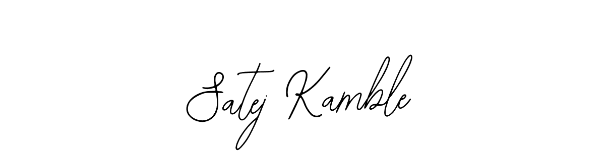 This is the best signature style for the Satej Kamble name. Also you like these signature font (Bearetta-2O07w). Mix name signature. Satej Kamble signature style 12 images and pictures png