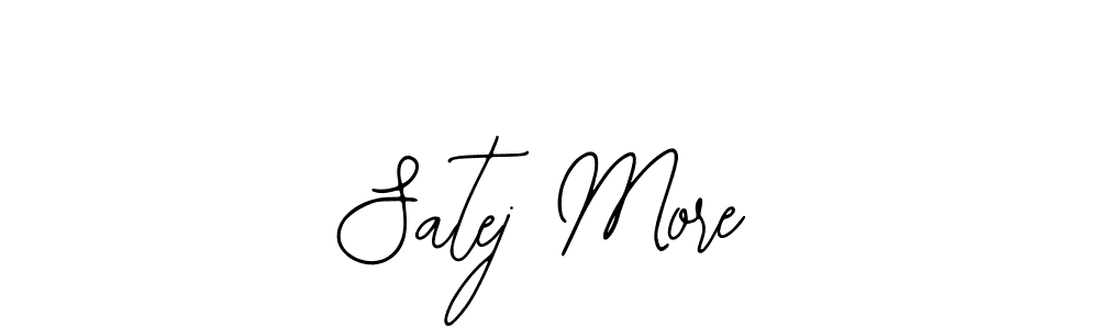 Satej More stylish signature style. Best Handwritten Sign (Bearetta-2O07w) for my name. Handwritten Signature Collection Ideas for my name Satej More. Satej More signature style 12 images and pictures png