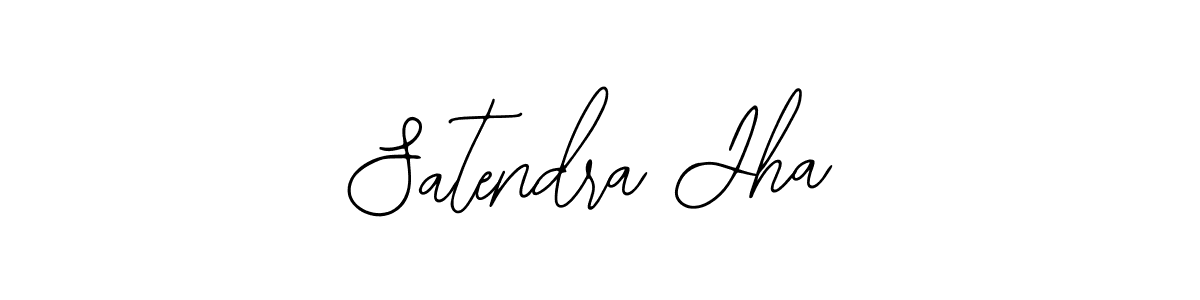 Satendra Jha stylish signature style. Best Handwritten Sign (Bearetta-2O07w) for my name. Handwritten Signature Collection Ideas for my name Satendra Jha. Satendra Jha signature style 12 images and pictures png