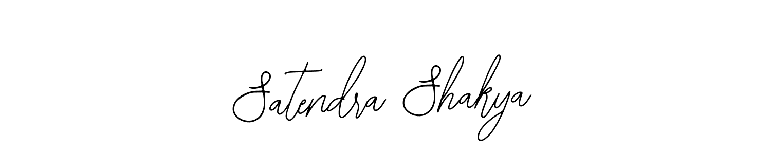 How to make Satendra Shakya name signature. Use Bearetta-2O07w style for creating short signs online. This is the latest handwritten sign. Satendra Shakya signature style 12 images and pictures png
