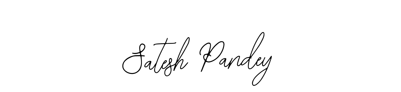 Make a beautiful signature design for name Satesh Pandey. With this signature (Bearetta-2O07w) style, you can create a handwritten signature for free. Satesh Pandey signature style 12 images and pictures png