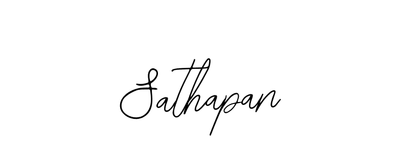 Design your own signature with our free online signature maker. With this signature software, you can create a handwritten (Bearetta-2O07w) signature for name Sathapan. Sathapan signature style 12 images and pictures png