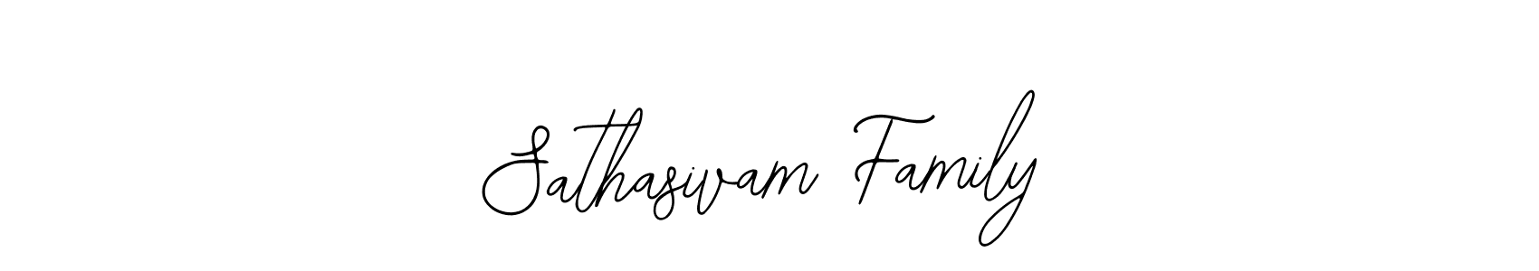 Use a signature maker to create a handwritten signature online. With this signature software, you can design (Bearetta-2O07w) your own signature for name Sathasivam Family. Sathasivam Family signature style 12 images and pictures png