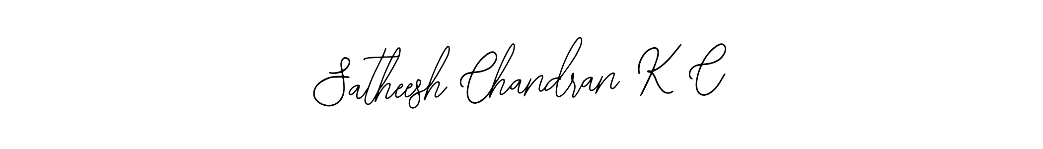 Satheesh Chandran K C stylish signature style. Best Handwritten Sign (Bearetta-2O07w) for my name. Handwritten Signature Collection Ideas for my name Satheesh Chandran K C. Satheesh Chandran K C signature style 12 images and pictures png