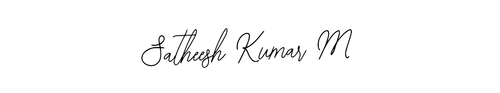 Satheesh Kumar M stylish signature style. Best Handwritten Sign (Bearetta-2O07w) for my name. Handwritten Signature Collection Ideas for my name Satheesh Kumar M. Satheesh Kumar M signature style 12 images and pictures png