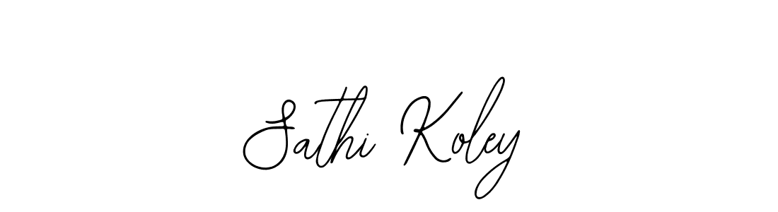 The best way (Bearetta-2O07w) to make a short signature is to pick only two or three words in your name. The name Sathi Koley include a total of six letters. For converting this name. Sathi Koley signature style 12 images and pictures png