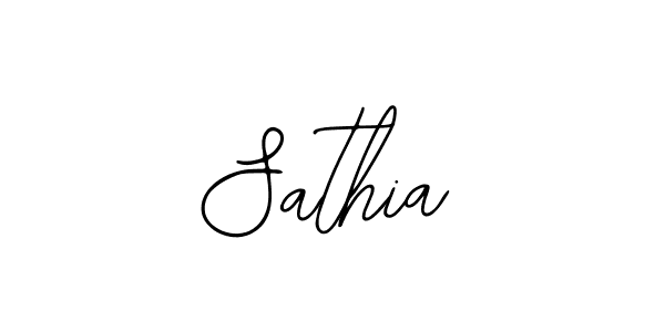 You should practise on your own different ways (Bearetta-2O07w) to write your name (Sathia) in signature. don't let someone else do it for you. Sathia signature style 12 images and pictures png