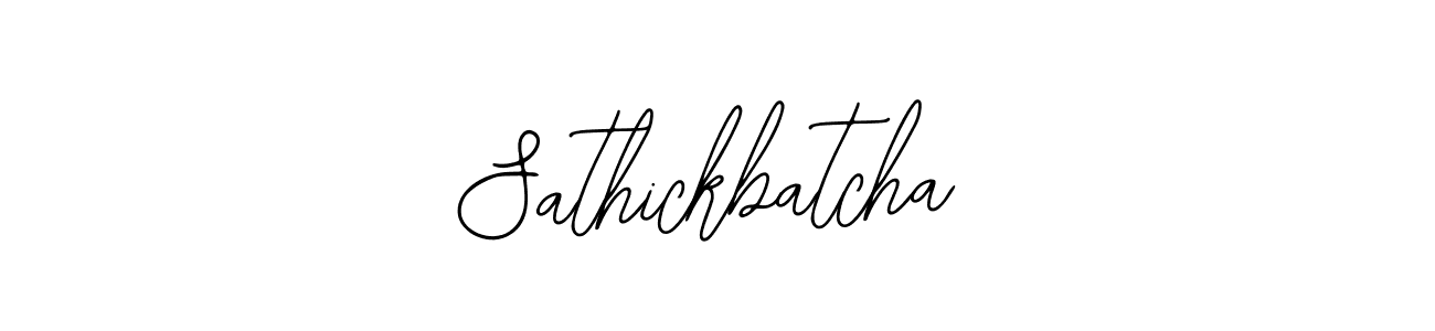 Also You can easily find your signature by using the search form. We will create Sathickbatcha name handwritten signature images for you free of cost using Bearetta-2O07w sign style. Sathickbatcha signature style 12 images and pictures png