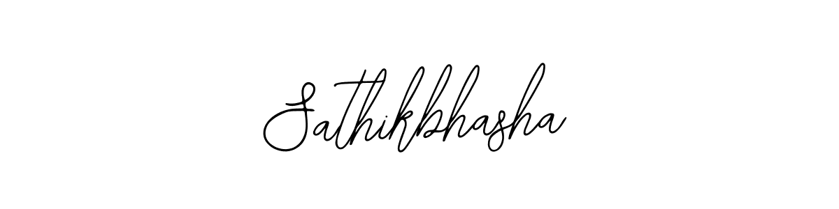 Make a beautiful signature design for name Sathikbhasha. Use this online signature maker to create a handwritten signature for free. Sathikbhasha signature style 12 images and pictures png