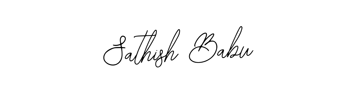 Design your own signature with our free online signature maker. With this signature software, you can create a handwritten (Bearetta-2O07w) signature for name Sathish Babu. Sathish Babu signature style 12 images and pictures png