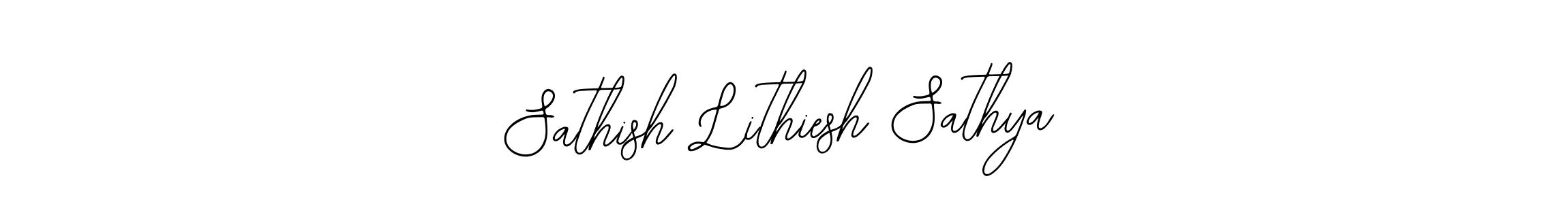 Make a beautiful signature design for name Sathish Lithiesh Sathya. Use this online signature maker to create a handwritten signature for free. Sathish Lithiesh Sathya signature style 12 images and pictures png