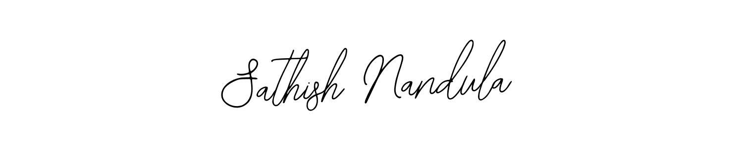 Once you've used our free online signature maker to create your best signature Bearetta-2O07w style, it's time to enjoy all of the benefits that Sathish Nandula name signing documents. Sathish Nandula signature style 12 images and pictures png