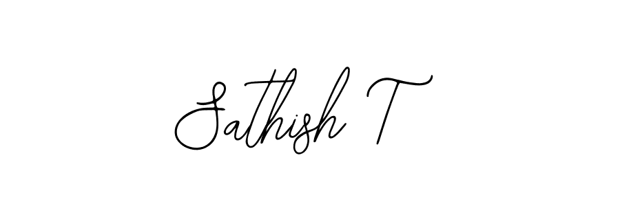 Also we have Sathish T name is the best signature style. Create professional handwritten signature collection using Bearetta-2O07w autograph style. Sathish T signature style 12 images and pictures png