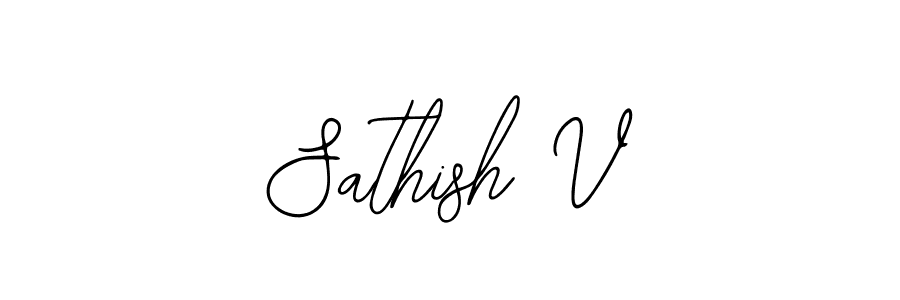 How to make Sathish V signature? Bearetta-2O07w is a professional autograph style. Create handwritten signature for Sathish V name. Sathish V signature style 12 images and pictures png